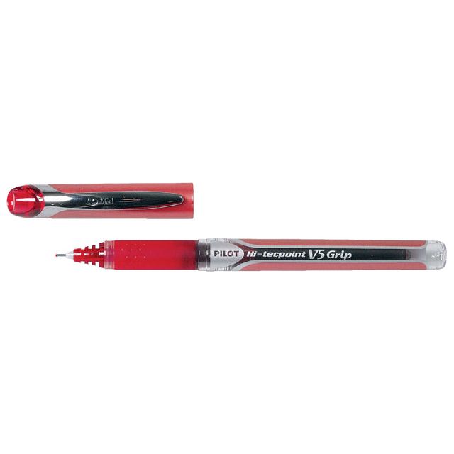 Pilot - Rollerpen PILOT Hi-Tecpoint grip V5 0.3 rood