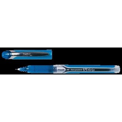 Pilot - Stylo roller Hi-Tecpoint V5 Grip fin bleu