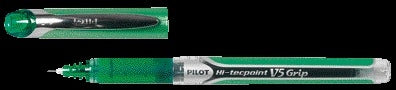 Pilot - Penna roller Hi-Tecpoint V5 Grip fine verde | 12 pezzi