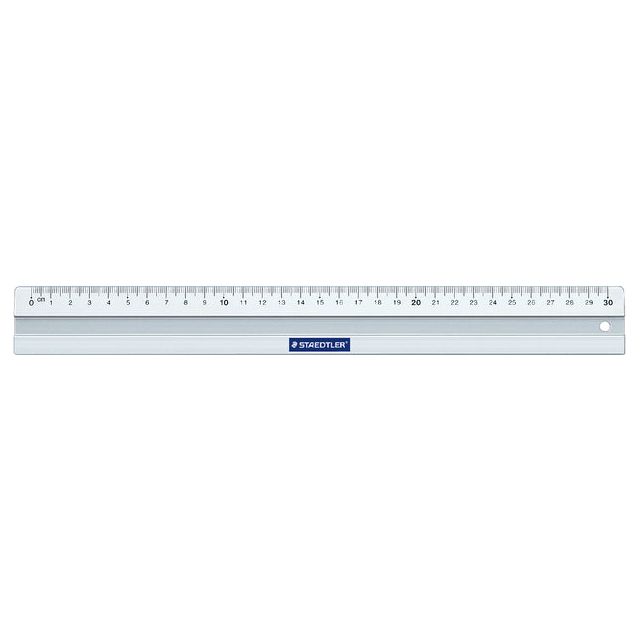 Staedtler - Règle 563 Aluminium 30cm | 1 pièce | 10 morceaux