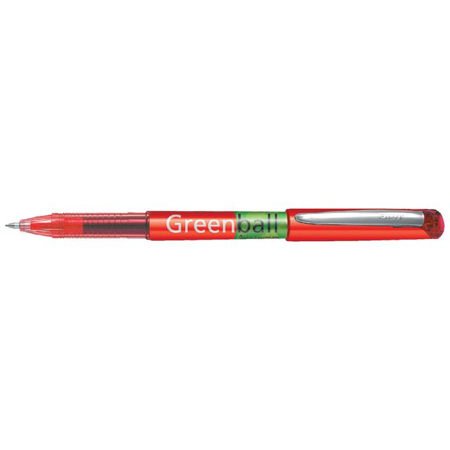 Pilot - Rollerpen PILOT Greenball Begreen rood  0.35mm