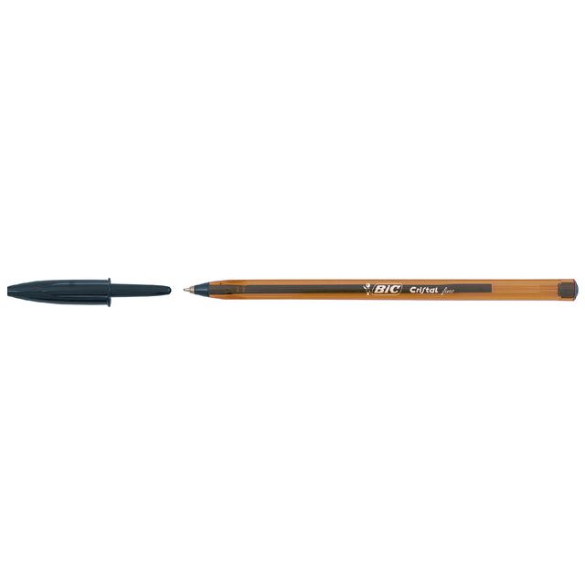 BIC - Ballpen Bic Cristal f Black | 50 pièces