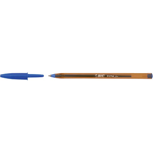 BIC - Ballpen Bic Cristal F bleu | 50 pièces