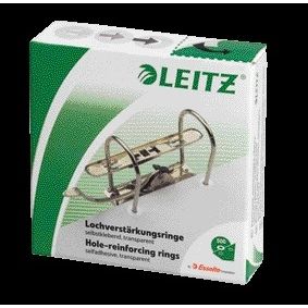 Leitz - Reinforcement rings 1706 plastic transparent 500 pieces
