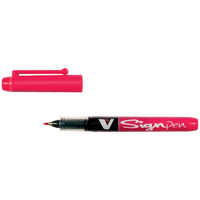 Pilot - Fineliner PILOT V-Sign rood 0.6mm | 12 stuks