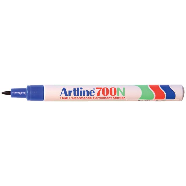 Artline - Felt -tip Penstine 700 Round 1 mm bleu | Boîte extérieure une pièce 12