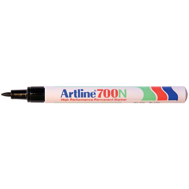 Artline - Felt -tip Penstine 700 Round 0,7 mm noir | Boîte extérieure une pièce 12