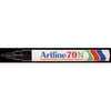 Artline -  Viltstift  70 rond 1.5mm zwart | 12 stuks