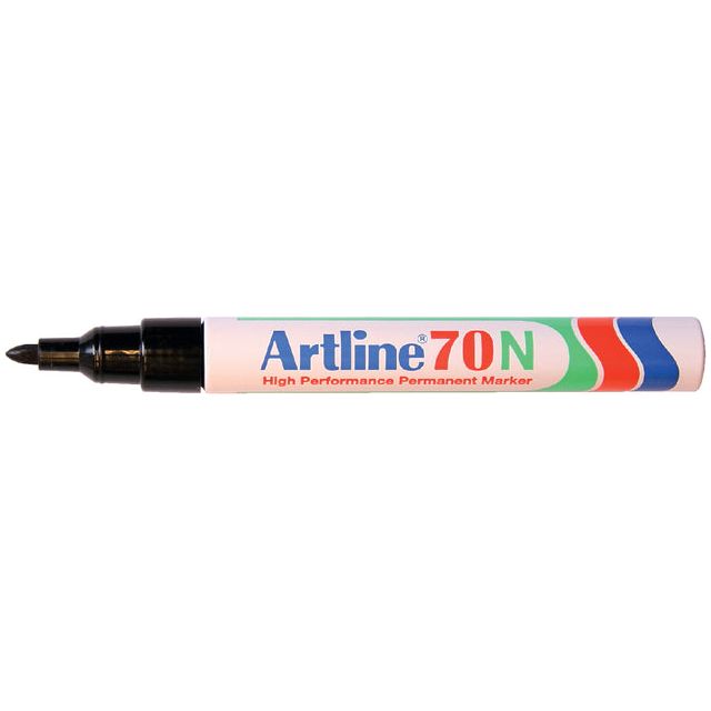 Artline - Felt -tip Penstine 70 Round 1,5 mm noir | 1 pièce | 12 pièces