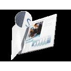 Leitz - Copertina per rilegatura 3,5 mm copertina morbida blu 10 pezzi