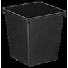 Vepa Bins - Cestino gettacarte in plastica quadrato s 27 litri nero | 4 pezzi