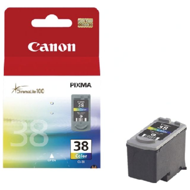 Canon - inktcartridge CL-38, 207 pagina's, OEM 2146B001, 3 kleuren