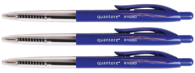 Quantore - Ballpen | Schreibfarbe blau | Blau | 50 Stück