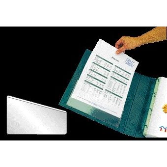 Djois - Insert sachet dossier en U 217x130mm autocollant PP transparent 5 pièces