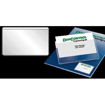 3L - Business card bag Djois 105x60mm self-adhesive top open transparent 10 pieces