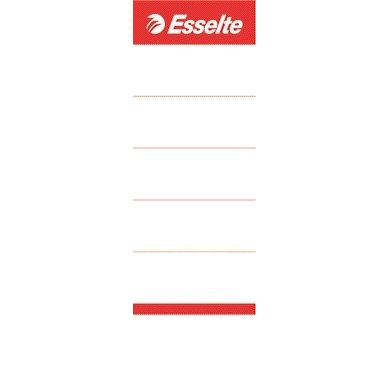 Esselte - Tarjeta insertable lomo estrecho 30x158mm blanco 100 piezas