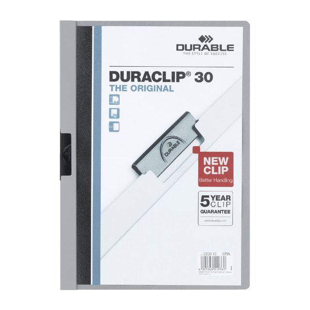 Durable - klemmap Duraclip Original 30 grijs