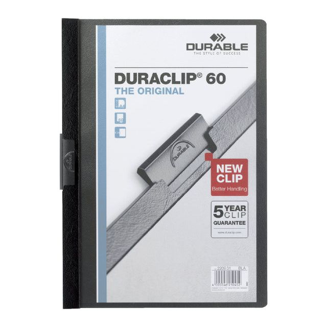 Durable - Klemmap Duraclip Original 60 zwart