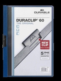 Durable - Clip folder Duraclip A4 6mm 60 sheets dark blue | 25 pieces