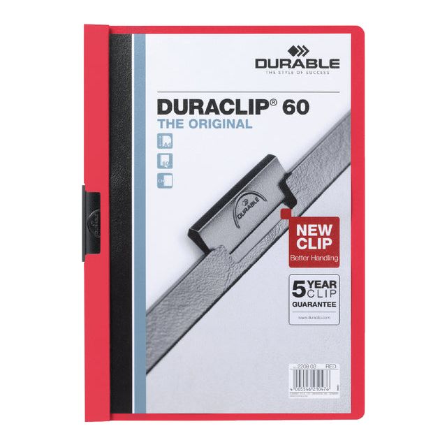 Durable - Klemmap Duraclip Original 60 rood