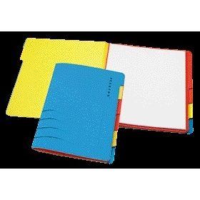 Jalema -  Sorteermap sixtab 6 tabbladen 100% gerecycled karton 250 gr blauw | 50 stuks