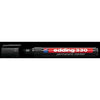 Edding -  Viltstift  330 schuin 1-5mm zwart | 10 stuks
