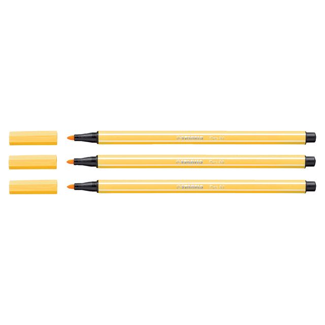 Stabilo - Felt -tip Pen 68/44 M Jaune | 1 pièce