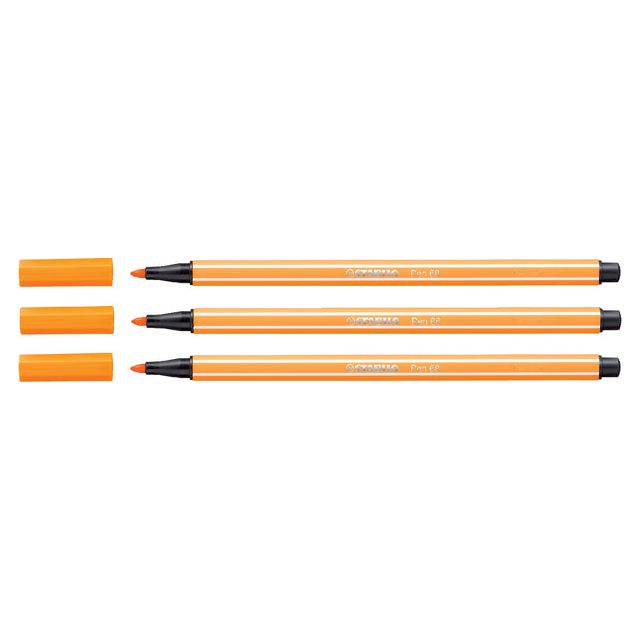 Stabilo - Filz -Tip Pen 68/54 m Orange | 10 Stücke