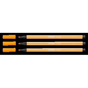 Stabilo - Feutre Stylo 68/54 moyen orange | 10 pièces