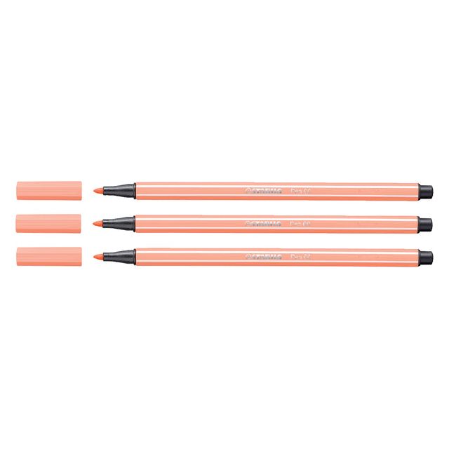 Stabilo - Viltstift Pen 68/26 apricot | 10 stuks