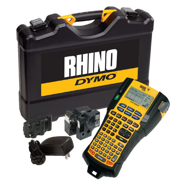 Dymo - Etikettdrucker Dymo Rhino 5200 ABC 19mm gelber Koffer | 1 Stück