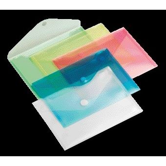 Europel -  Enveloptas  a5 250x180mm dwars transp wit | 10 stuks