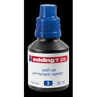Edding - Rotulador tinta T25 azul | 10 piezas