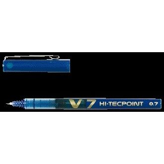 Pilot - Stylo roller Hi-Tecpoint V7 moyen bleu | 12 pièces