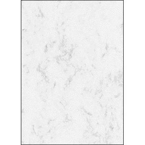 Sigel - Papier design A4 90gr gris marbré pack de 100 feuilles