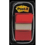 3M - Pestañas índice post-it 680 25,4x43,2mm rojo