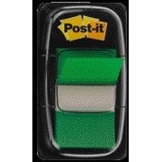 Post-it - Pestañas índice 680 25,4x43,2mm verde | 12 piezas