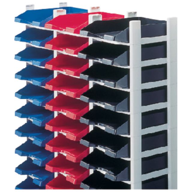 Leitz - Opbouwmodule 5291 brievenbak A4 grijs | 6 stuks