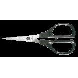 Quantore - Scissors 140mm + plastic handle black | 12 pieces