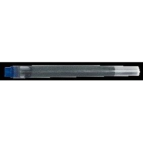 Parker - Cartuccia d'inchiostro permanente blu-nero Quink, confezione da 5