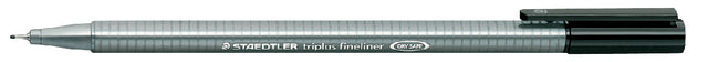 Staedtler - Fineliner Triplus 334 0,3 mm schwarz | Außenschachtel ein 10 Stück