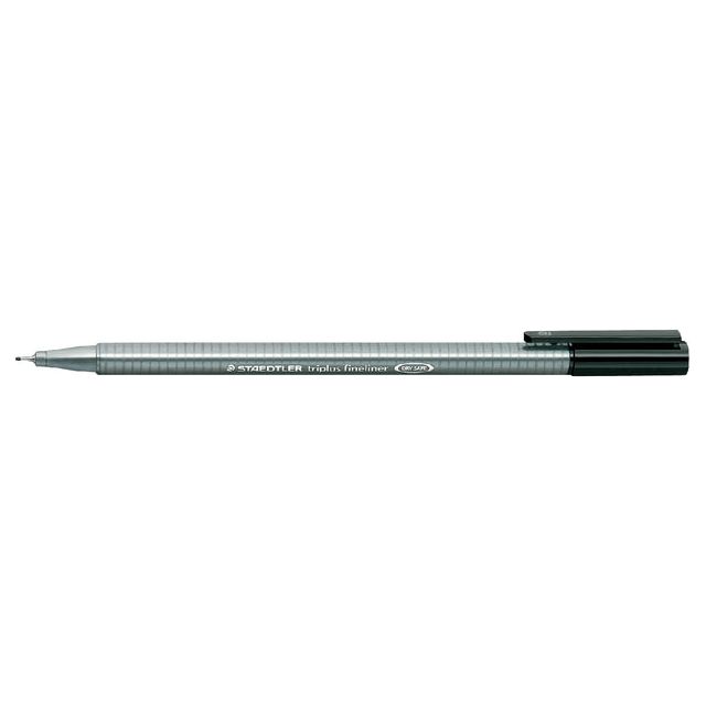 Staedtler - Fineliner Triplus 334 zwart 0.3mm | 10 stuks