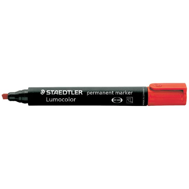 Staedtler -Filz -Tip Pen Lumocolor 350 Schräg 2-5mm Rd | Außenschachtel ein 10 Stück