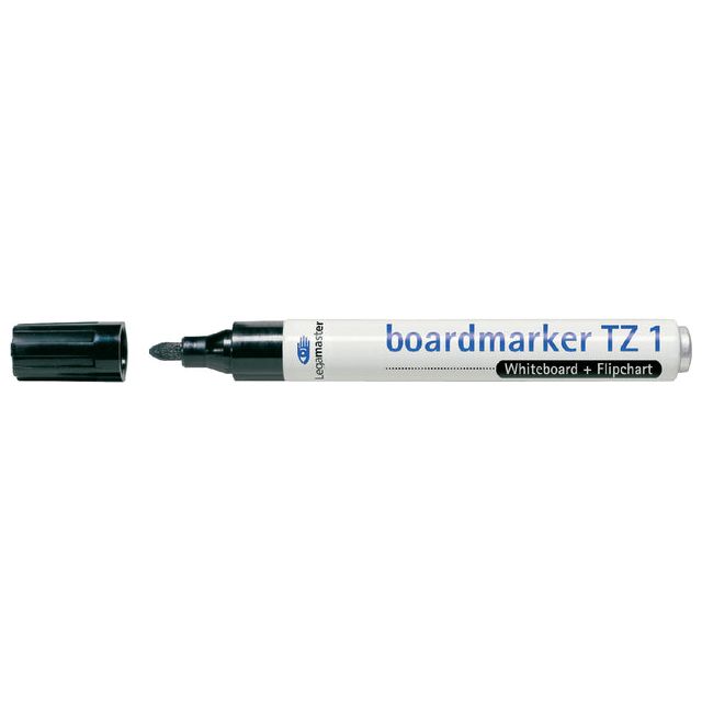 Edding -Filz -Tip Legamaster TZ1 Whiteboard 1.5-3mm schwarz | Außenschachtel ein 10 Stück