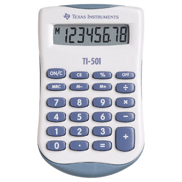 Texas Instruments - Texas zakrekenmachine TI-501