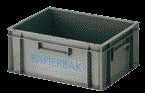 Vepa Bins - Papelera de recogida de papel plástico 40x30x17,5cm gris