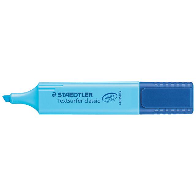 Staedtler - Marqueur de marquage 364 Textursurfer bleu | Boîte extérieure une pièce de 10