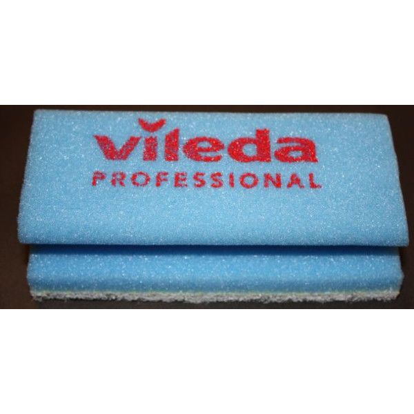 Vileda -  spons Glitzi Quattro, blauw, pak van 10 stuks