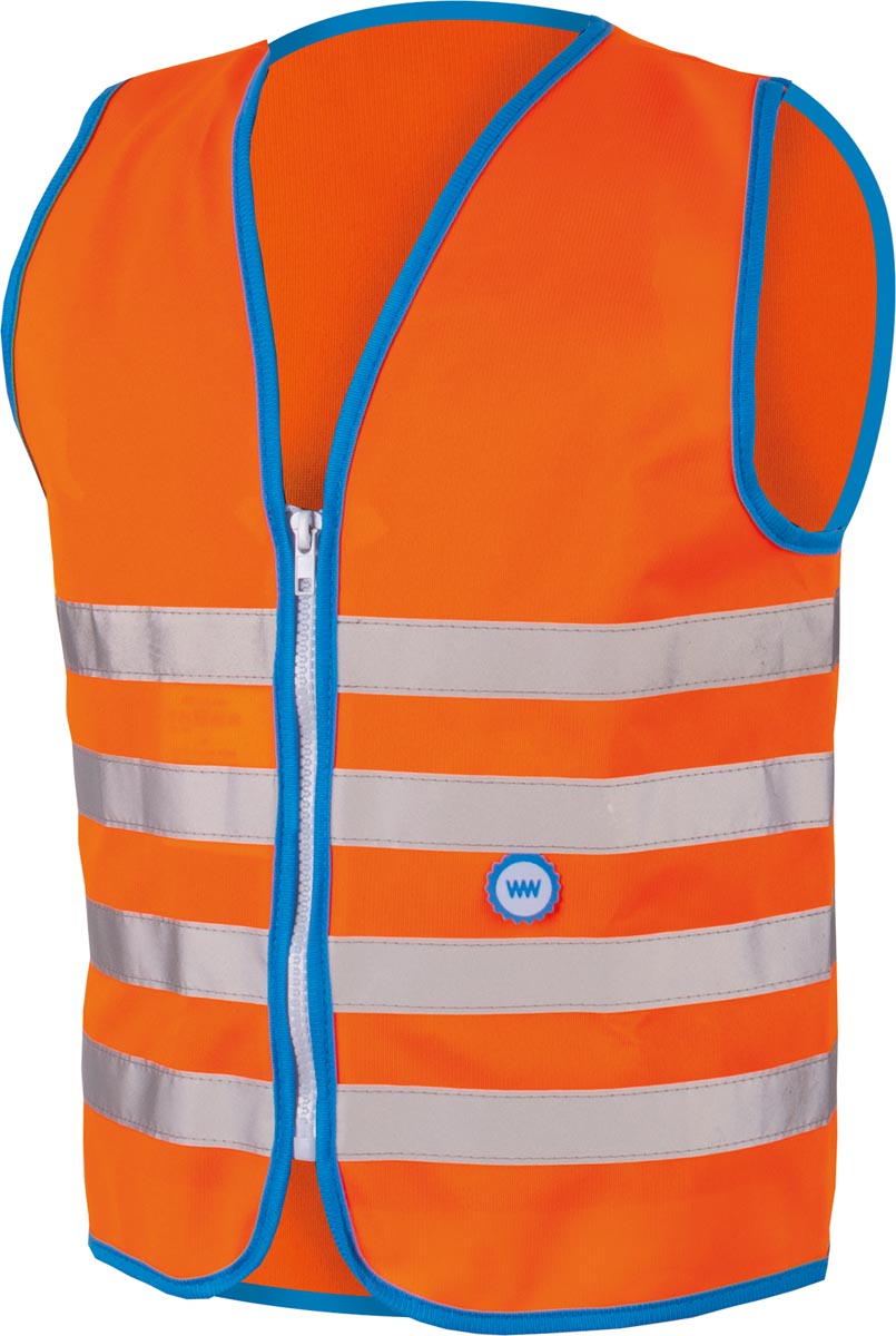 Wowow - Fun Jacket fluorescent vest, orange, L (child)