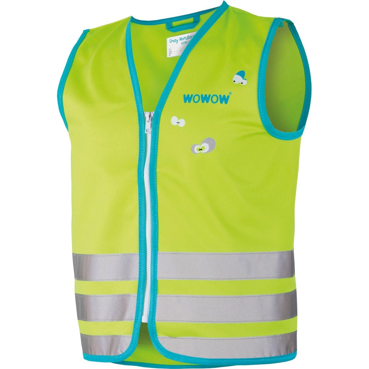 Wowow - Crazy Jacket fluorescent vest, green, L (child)
